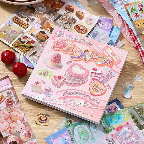 Alideco 30pcs Scrapbook Stickers Vintage Gourmet Desserts Sticker Book for Adults journaling Stickers for Scrapbooking (binfenshiguang) thumbnail 4