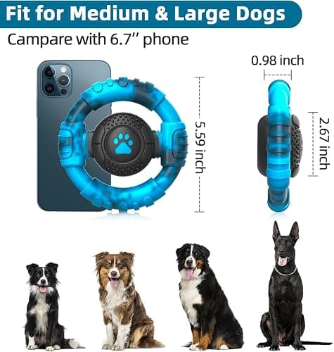 Pamlulu Chew Toys for Medium Large Breed, Tough Dog Toys for Aggressive Chewers, Indestructible Dog Toys to Keep Them Busy, Outdoor Puppy Toys,Birthday thumbnail 2