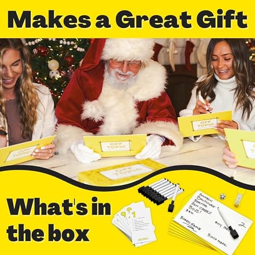 OFF TOPIC Party Game for Adults - Fun Adult Board Games for Groups of 2-8 Players - Hilarious Game Night Card Game for Friends, Family & More thumbnail 2