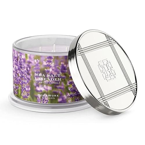 Sea Salt Lavender Candle by HomeWorx