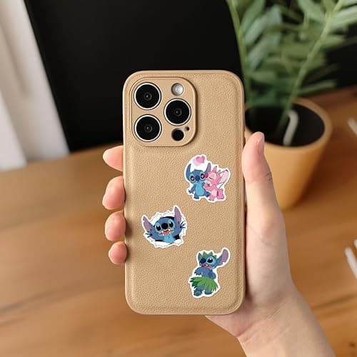 Cute Stitch Stickers,50Pcs Cartoon Cute Waterproof Vinyl Sticker for Water Bottle Luggage Bike Car Decals Gift for Kids Teens Adults Stickers,Toddlers thumbnail 6