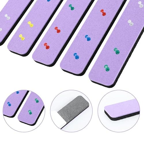 Bulletin Board Cork Board Cork Boards for Walls Cork Board for Office Pin Board Bulletin Boards for Walls (Light Purple) thumbnail 4
