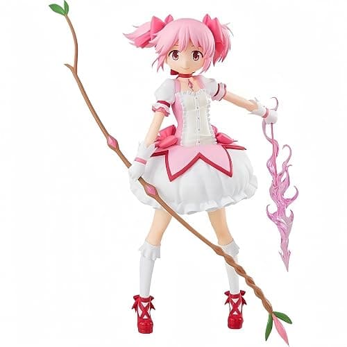 FBAWCJ Kaname Madoka Figure,7in Cute Girl Anime Action Figurine Model Collectibles Gift (Style A) - Image 1