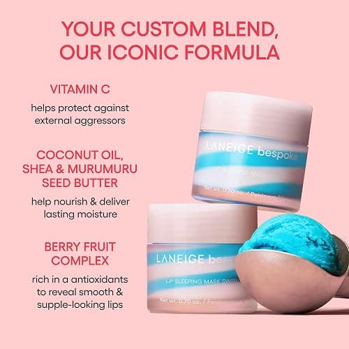 LANEIGE Lip Sleeping Mask: Korean Overnight Treatment For Dry Lips | Hydrating & Nourishing Overnight Lip Treatment Mask with Vitamin C, Shea & Murumuru Seed Butter | Now Build Your Own Bespoke Swirl thumbnail 8