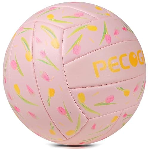 PECOGO Volleyball Size 5 PU Leather Soft Indoor Outdoor Volleyballs Sports Training Game Play Ball for Beginner, Teenager, Adult, 8.2 thumbnail 7