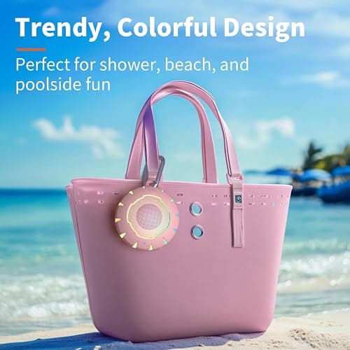 HEYSONG Waterproof Shower Bluetooth Speaker, Durable & Portable with Clear Sound, Ideal for Shower, Pool, Beach & Kayaking – Great Gift for Girls, Women thumbnail 6