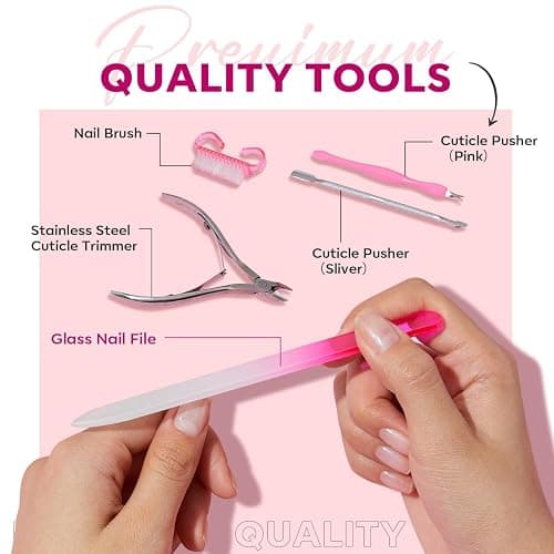 Modelones Cuticle Remover Kit - Cuticle Remover Cream & Cuticle Oil, Cuticle Care Kit/Cuticle Trimmer Cuticle Pusher & Cuticle Nipper for DIY Nail Manicure thumbnail 3