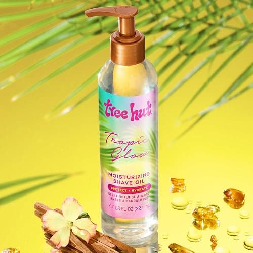 Tree Hut Tropic Glow Moisturizing Shave Oil, Hydrating Gel-to-Oil Formula for a Smooth Shave, Warm Scent, 7.7 fl oz thumbnail 4