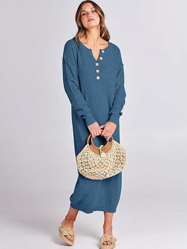 ANRABESS Midi Sweater Dress thumbnail 7