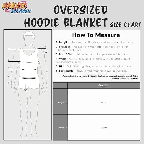 NARUTO Oversized Wearable Blanket Teens Men and Women Hoodie Blanket, Fleece Warm Housewear, Loungewear, Anime Gifts thumbnail 6
