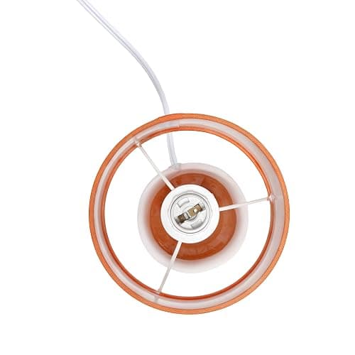 Simple Designs Table Lamp, Orange (LT1134-ORG) thumbnail 7
