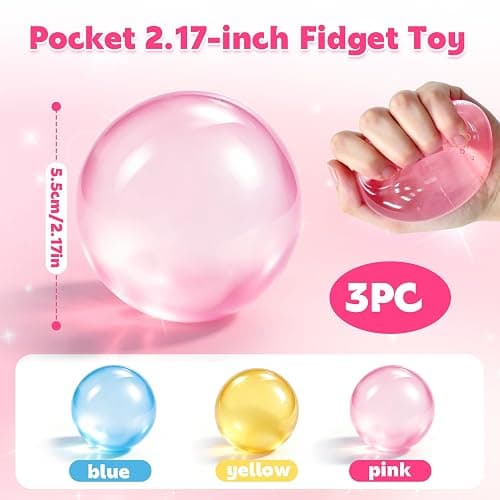 3Pcs Coconut Oil Squishy,Coconut Oil Stress Ball Slow Rising Stress Relief Toys for Anxiety and Relaxation for Adults and Kids thumbnail 2