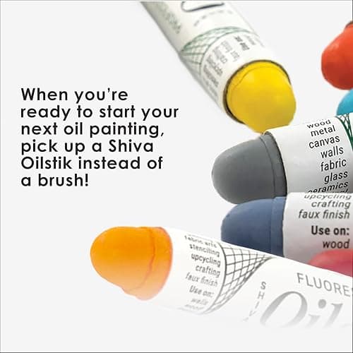 Jack Richeson Shiva Oilstik Paintstick, Neutral Colors, Set of 9 thumbnail 2