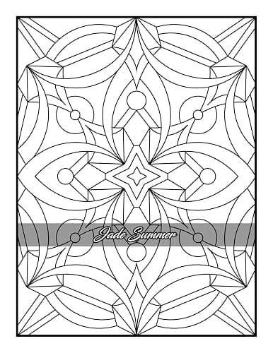 100 Amazing Patterns: An Adult Coloring Book with Fun, Easy, and Relaxing Coloring Pages thumbnail 19