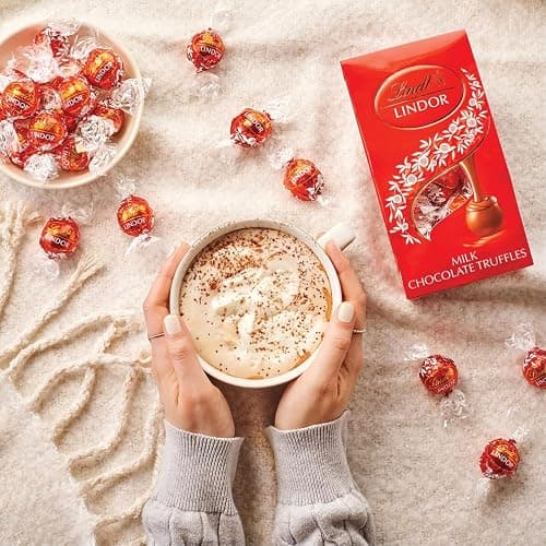 Lindt LINDOR 70% Extra Dark Chocolate Truffles, Dark Chocolate Candy with Smooth, Melting Truffle Center, Great for Gift Giving, 5.1 oz. Bag (6 Pack) thumbnail 9