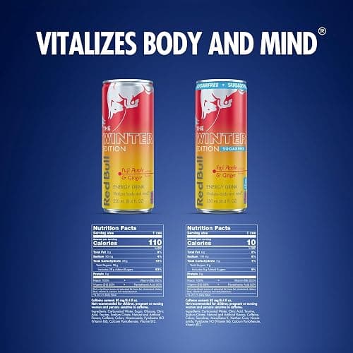 Red Bull Energy Drink Variety 2025 Advent Calendar Pack, with 80mg Caffeine, Taurine & B Vitamins, 8.4 fl. oz. - 24 Cans thumbnail 7
