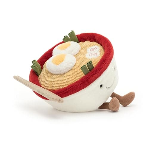 Jellycat Amuseables Ramen Stuffed Toy, 6.5 inches - Food Plush - Fun Gift Idea thumbnail 7