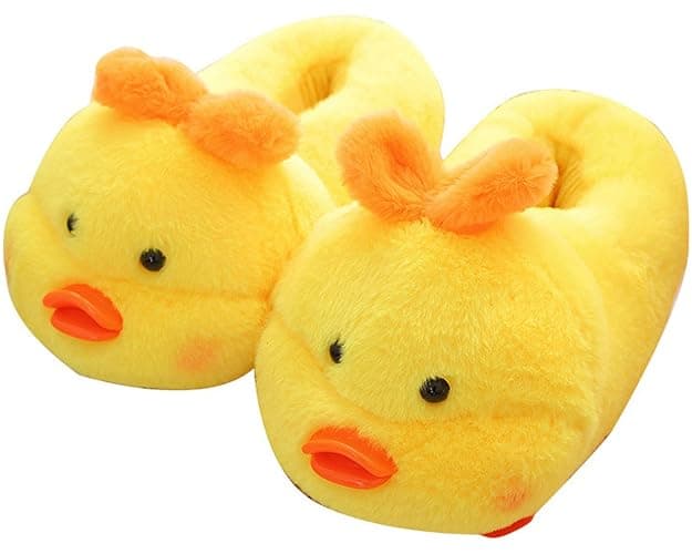 Cute Pig Cartoon Animal Home Furry Slippers - Women's Warm Winter Slippers - Image 1