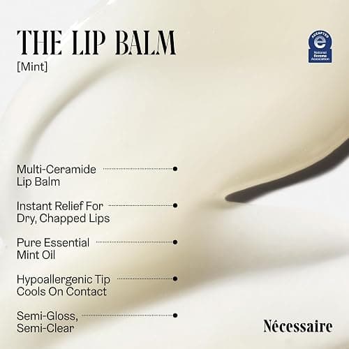The Lip Balm. Hydrating Hyaluronic Acid Lip Balm. Niacinamide + Shea Butter | For Women & Men. With Ceramides, Non-Comedogenic. Relieves Dry, Chapped Lips. 15ml / 0.5 fl oz. thumbnail 3