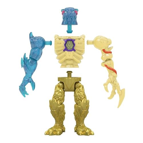 MrBeast Lab Hybrids Multi Pack, Reveal Different Hybrid Parts to Create 2 Mix & Match Action Figures, Plus Parts of The Golden Panther Dragon, Fuse Beast Combinations, Lab-Bot vs GID Skeleton thumbnail 8