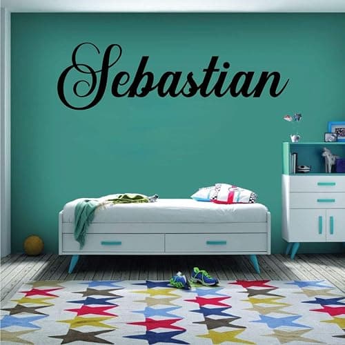 Multiple Font Custom Name Nursery Wall Decal Vinyl Sticker | Home Décor | Custom Kids Room Decal | Bedside Decals | Children’s Room| Car | Laptop thumbnail 2