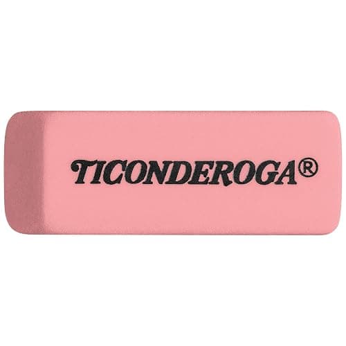 Ticonderoga Wedge Erasers, Pink, 3 Count thumbnail 4