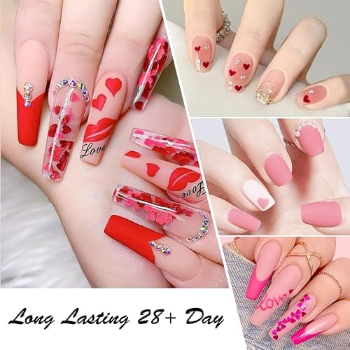 CANNI CC1 30Pcs 9ML Hema-free Gel Nail Polish Set, Black Pink Nude Red Blue Green Gel Polish Kit Color Soak Off LED Nail Gel Polish Set Nail Art Starter Manicure Salon DIY at Home - CC1-Classic Set thumbnail 5