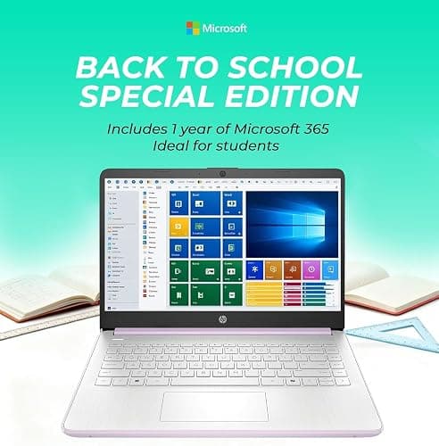 HP Everyday Slim Laptop • Microsoft Office 365 Included • Intel N150 CPU • 128GB SSD • Long Battery Lifes • Copilot AI • Windows 11 • Honey Lavender thumbnail 2