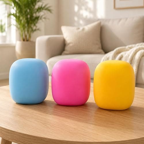 Squeeze Color Changing Squishy Soft Square Malt Sugar Filled Slow Stress Balls, Color Changing Squishy Sensory Toy, Anxiety Relief Shape Fidgets for Pull Stretch Squishy Toy (Yellow) thumbnail 4