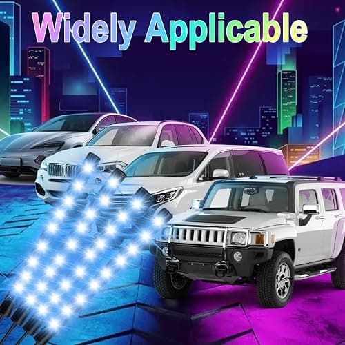 BFXM Car Interior Lights, 12V LED Strip Lights with Cigarette Lighter Adapter, Ambient Lighting Car Accessories, App & Remote Control Music Sync Color Change Lights for Truck Car Decor (36LED Beads) thumbnail 7