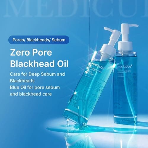 medicube Cleansing Oil Zero Pore Blackhead | Makeup Remover for all skin types, Daily Moisture Facial Cleanser, Low-Irritation, Korean Skin Care, 205ml / 6.93 fl.oz thumbnail 3
