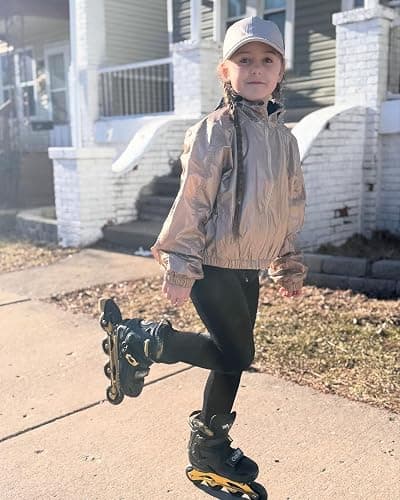 MammyGol Inline Skates for Boys and Girls Youth, 4 Size Adjustable Roller Skates with PU Flashing Wheels, Aggressive Inline Skates High Performance for Kids Age 6-12 thumbnail 8
