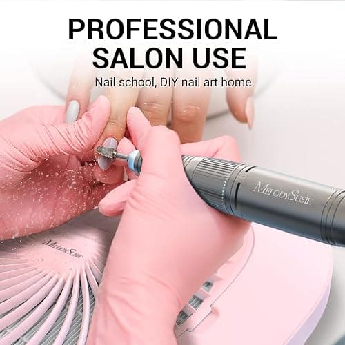 MelodySusie Classic Nail Dust Collector SPro for Acrylic Nail Filing | 4000RPM, 2 Suction Modes, Touch Control, Reusable Filter, for Nail Tech Salon & Home Studios thumbnail 2
