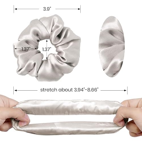 silk scrunchies - bright coffee thumbnail 2