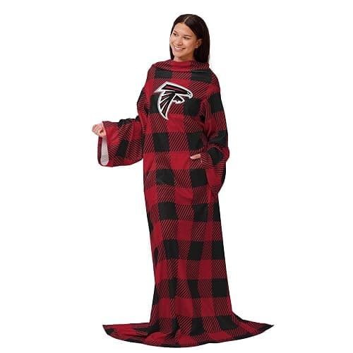 FOCO NFL unisex-adult Nfl Team Logo Oversized Wearable Throw Blanket thumbnail 3