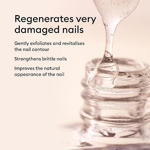 Manucurist S.O.S. Base Coat Nail Strengthener Gel Base Coat | Repairing nail treatment with vitamins C & B5 for very damaged nails. Vegan, up to 78% plant-based, Made in France, 15 ml thumbnail 3
