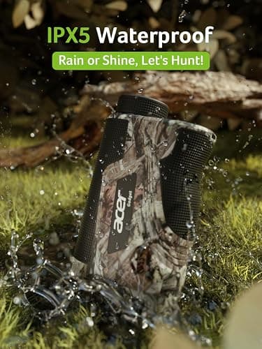 Acer Hunting Range Finder with Slope - 800/1200 Yards Range Finder for Hunting, 6X Magnification, Waterproof Archery Rangefinder for Deer, Rechargeable Battery with Magnet Stripe thumbnail 5