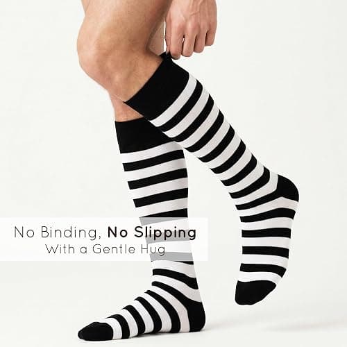 Mysocks Unisex Knee High Stripe Socks thumbnail 3
