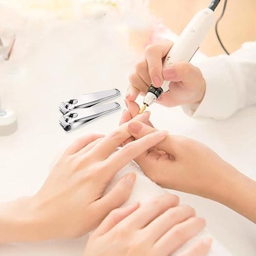 Natzerat 30 Pieces Nail Clippers Bulk Pack- 2.36 inch Stainless Steel Fingernail Toenail Clippers Set for Men Women, Mini Portable Travel Trimmer for Home, Hotel, Homeless Care Package Supplies thumbnail 6