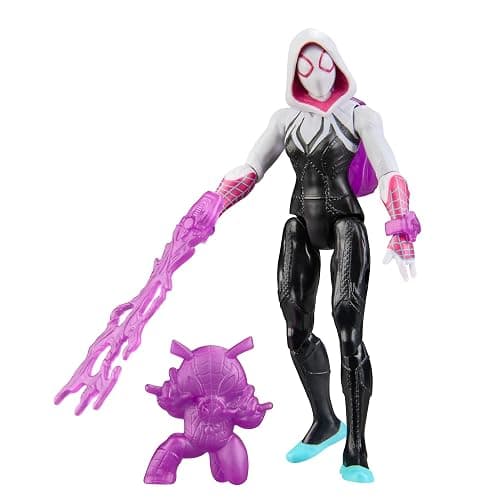 SPIDER-MAN Marvel ActionVerse Ghost-Spider Action Figure & Accessories, 4.5-Inch (11.4 CM) Super Hero Toys & Figures for Kids, Ages 4+ thumbnail 7