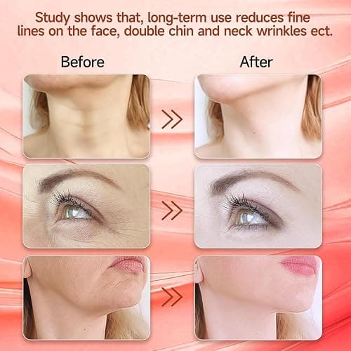 Face Massager, Face Sculpting Tool 7-in-1 with Heat & LED, Led Face Sculptor with 45±5°C & 3 Modes, Face Lifting Device for Neck Jawline, Facial Massager for Skin Tightening Anti-Wrinkle thumbnail 2