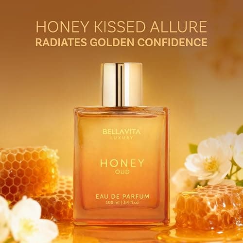 BellaVita Luxury Honey Oud Eau de Parfum (3.4 fl. oz.) | Patchouli, Vanilla, Bergamot, Floral & Spicy + Made with Clean & Vegan Essentials Oils + Cruelty Free | Long-Lasting Unisex Fragrance thumbnail 6