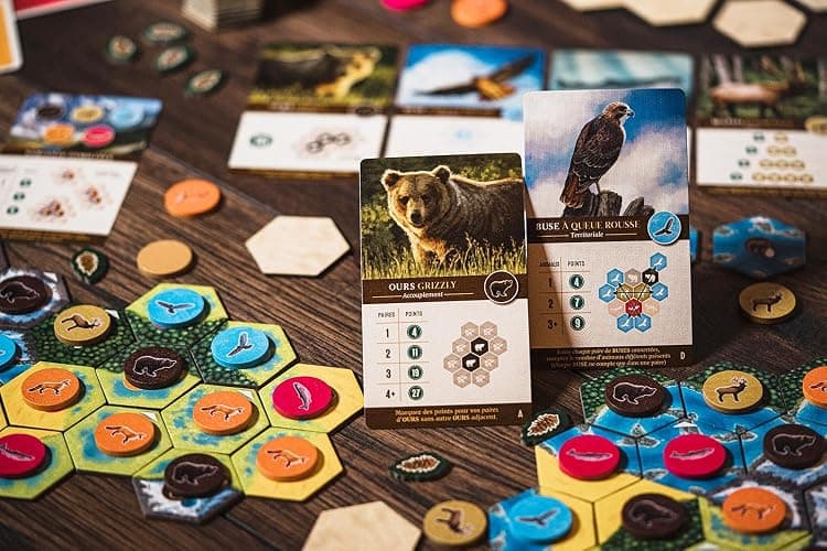Lucky Duck Games - Cascadia, Version Française, Jeu De Plateau, Jeu de Société, A partir de 10 Ans, 1 à 4 Joueurs,30-45 Minutes thumbnail 5