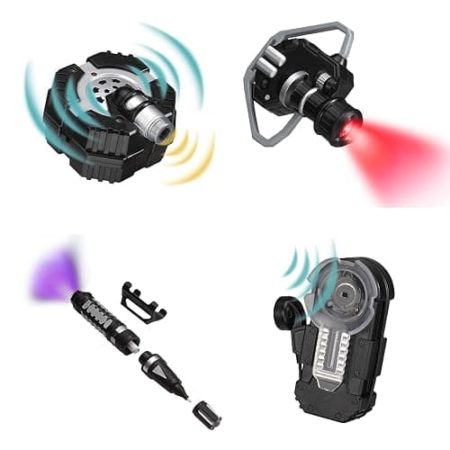 MUKIKIM SpyX/Micro Gear Set + Lazer Trap Alarm - 4 Must-Have Spy Tools Attached to an Adjustable Belt + Invisible LED Beam Barrier & Alarm! Jr Spy Fan Favorite & Perfect for Your Spy Gear Collection! thumbnail 3