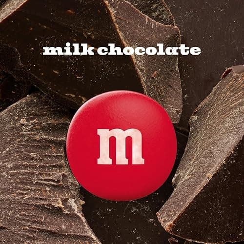 M&M'S Milk Chocolate Candy, Party Size, 2.4 lb Resealable Bag for Parties, Baking & Sharing thumbnail 4