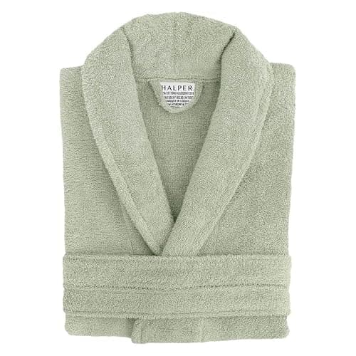 KHALPERA Aristocrat Custom Embroidered 100% Turkish Cotton Bathrobe –Personalized Robe, Soft Terry Cloth Unisex Bathrobe thumbnail 7