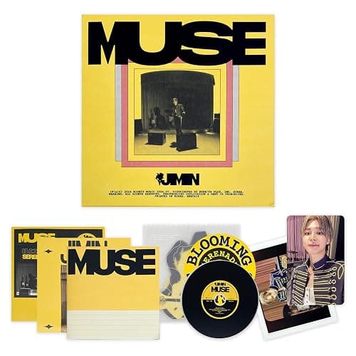 JIMIN OF BTS - [MUSE] (SERENADE Ver.) Photobook R + Muse Card Set + Coaster + 2 Extra Photocards - Image 1