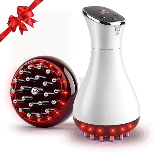 Rechargeable Lymphatic Drainage Massager & Cellulite Massage Tool with 3000mAh,Fascia Blaster for Reduce Stretch Marks for Legs, Arms & Belly,Body Sculpting Machine with Microcurrent for Office Travel - Image 1