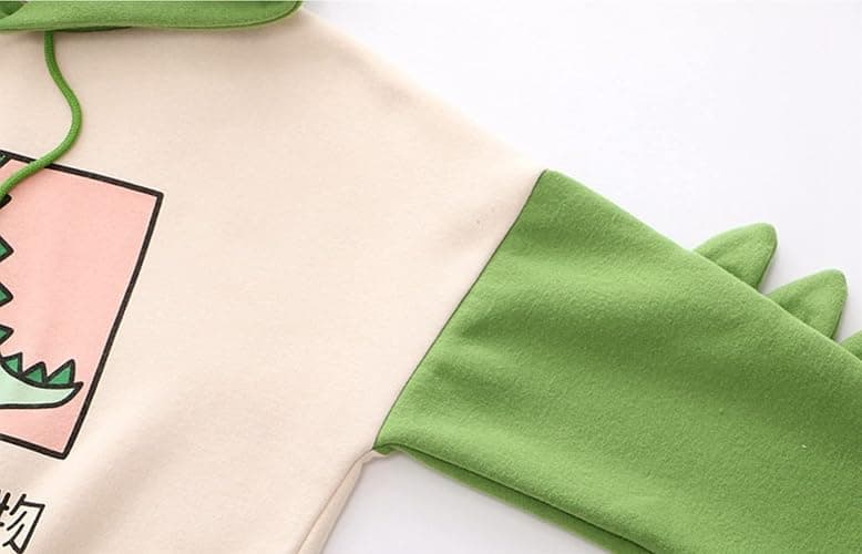 Blamplud Dinosaur Hoodie Cute Kawaii Pullover Hooded Sweatshirt For Womens Teengirls thumbnail 4