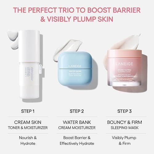 LANEIGE Bouncy and Firm Sleeping Mask: Revitalize, Smooth, Peony & Collagen Complex, Barrier-Boosting Hydration thumbnail 10